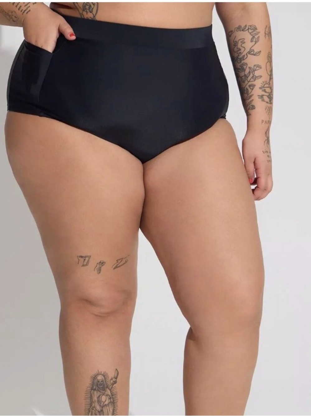NWT Torrid Black Active Ultra High-Rise Swim Bottom size 4x (26)